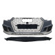 Передній бампер  ( в стилі RS4 під радари V4 ) на Audi A4 B9 2015-2019 року