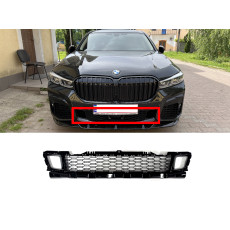 Решітки в бампер  середня на BMW 7 Series G11 / G12 2019-2023 року