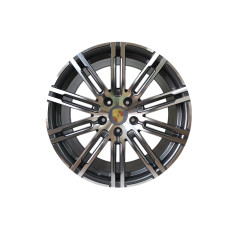 R21 Gray + Chrome ( одноширокі ) Диски на Porsche Cayenne 958 2010-2014 року