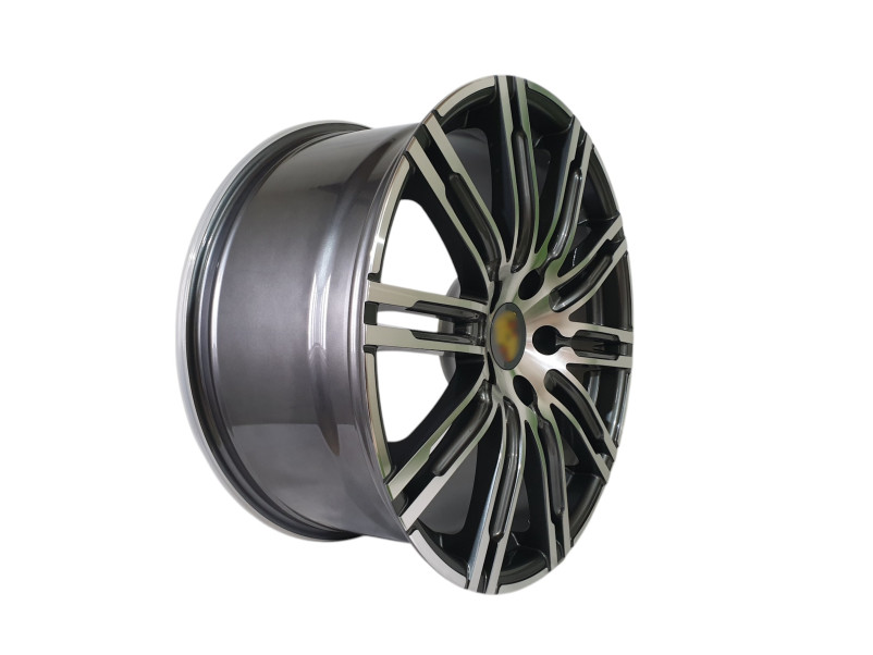 R21 Gray + Chrome ( одноширокі ) Диски на Porsche Cayenne 958 2010-2014 року