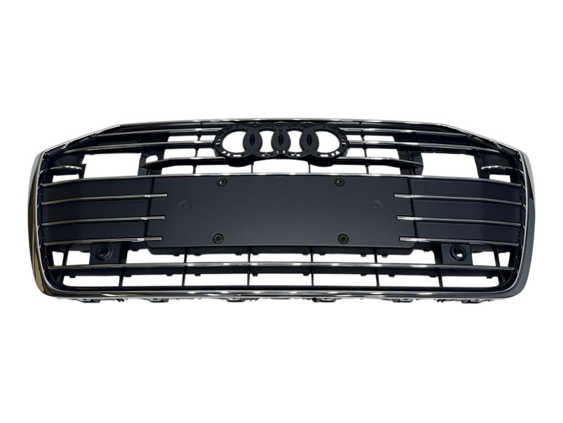 Решітка радіатора Gray Chrome ( під радари ) на Audi A6 C8 2018-2023 року