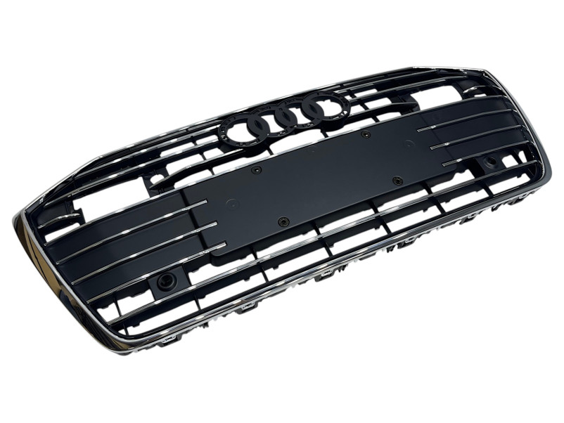 Решітка радіатора Gray Chrome ( під радари ) на Audi A6 C8 2018-2023 року