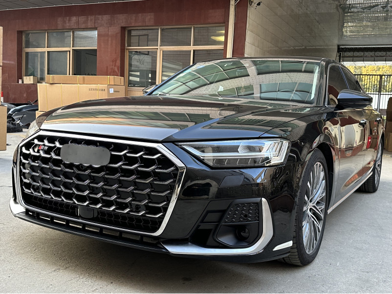 Передній бампер  ( стиль S8 2021+ ) на Audi A8 D5 2017-2021 року