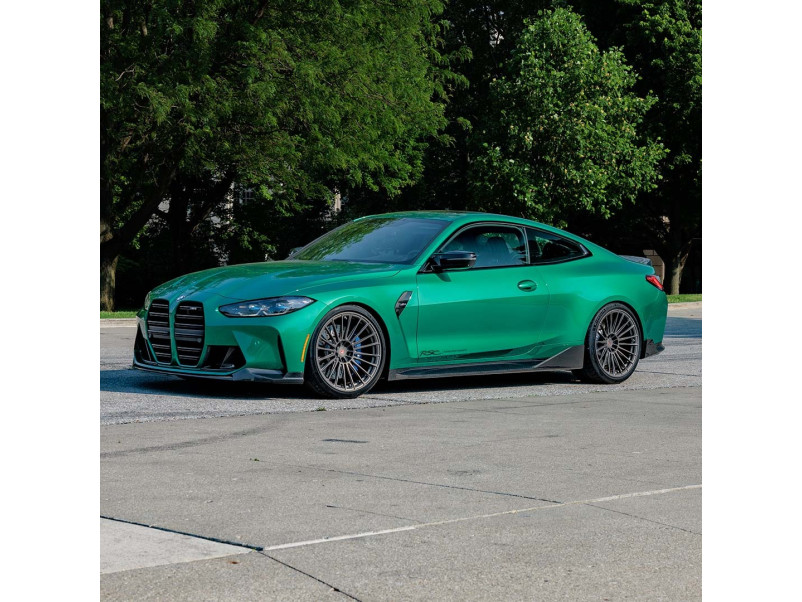 Леза на пороги ( Карбон )  V1 на BMW M4 G82 / G83 2021-2025 року