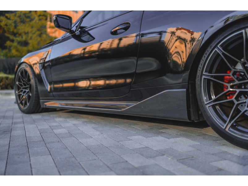 Леза на пороги ( Карбон )  V1 на BMW M4 G82 / G83 2021-2025 року