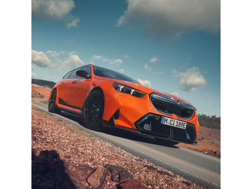 Леза на пороги ( Карбон )  V1 на BMW M5 G90 / G99 2024-2026 року