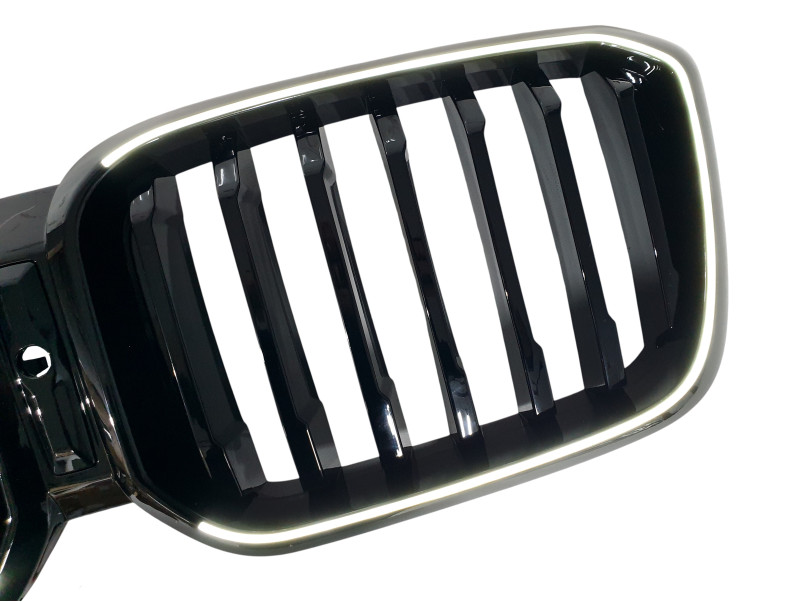 Ніздрі Чорний глянець LED ( Iconic Glow ) 1bar на BMW X3 G01 2022-2024 року