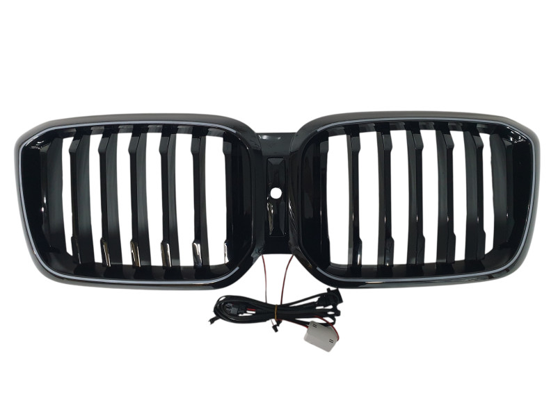 Ніздрі Чорний глянець LED ( Iconic Glow ) 1bar на BMW X3 G01 2022-2024 року