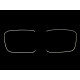 Ніздрі Чорний глянець LED ( Iconic Glow ) 1bar на BMW X3 G01 2022-2024 року
