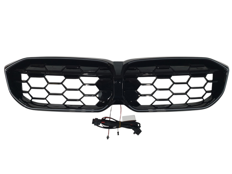 Ніздрі Чорний глянець LED ( Iconic Glow ) Diamond на BMW 3 Series G20 / G21 2022-2024 року