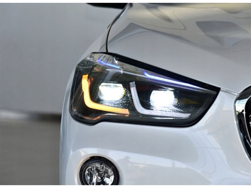 Передні фари  Led ( заміна галогена ) на BMW X1 F48 2015-2019 року