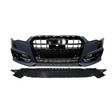 Передній бампер  ( S-Line ) V4 на Audi A6 C7 2014-2018 року