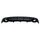 Дифузор ( заднього бампера )  Full Black / Black Pipe ( в стилі RS6 ) на Audi A6 C7 2011-2014 року