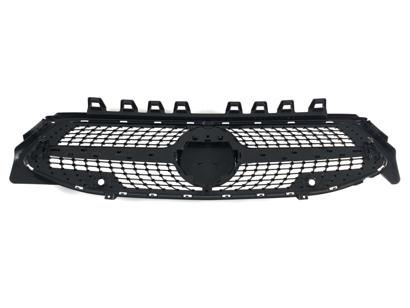 Решітка радіатора Black ( без місця під камеру ) Diamond на Mercedes-Benz CLA-Class C118 2019-2023 року