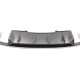 Дифузор ( заднього бампера ) Silver ( в стилі S5 B9 00-00 ) на Audi A4 B9 2015-2019 року