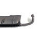 Дифузор ( заднього бампера ) Silver ( в стилі S5 B9 00-00 ) на Audi A4 B9 2015-2019 року