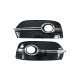 Решітки в бампер Chrome Black ( стиль RSQ3 під туманки ) на Audi Q3 8U 2011-2014 року