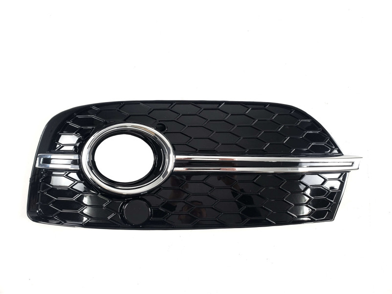 Решітки в бампер Chrome Black ( стиль RSQ3 під туманки ) на Audi Q3 8U 2011-2014 року