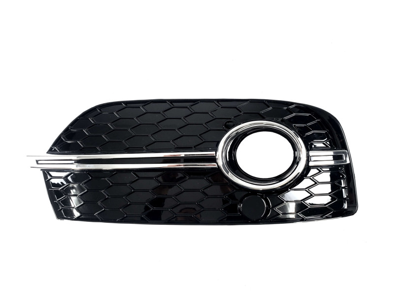 Решітки в бампер Chrome Black ( стиль RSQ3 під туманки ) на Audi Q3 8U 2011-2014 року