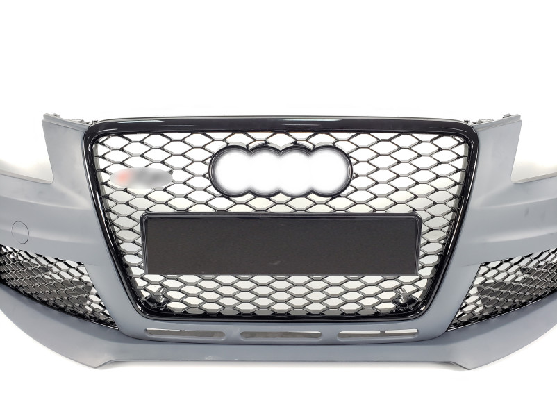 Передній бампер  ( в стилі RS4 ) на Audi A4 B8 2007-2011 року