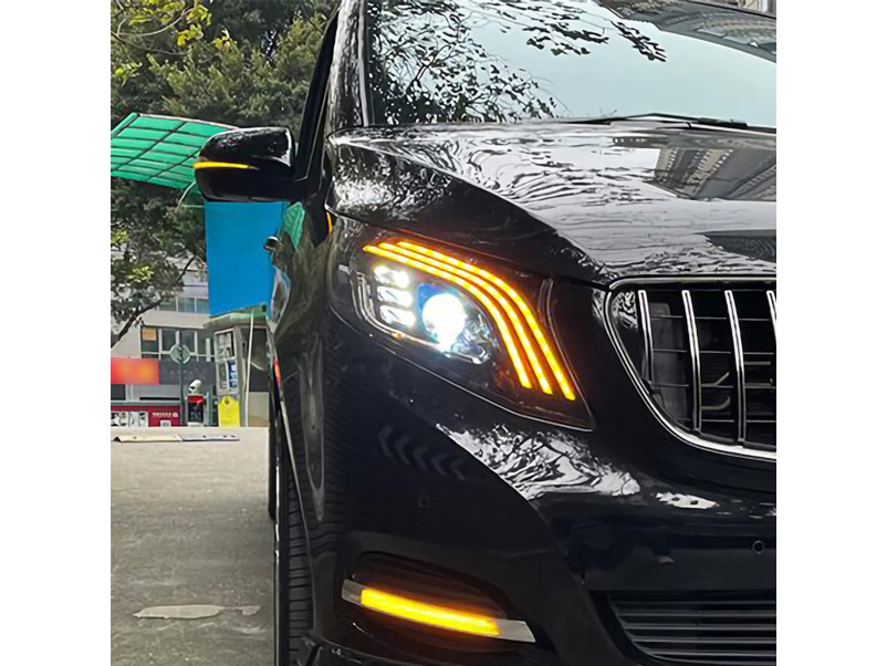 Передні фари  ( Led стиль Maybach заміна ксенона ) на Mercedes-Benz VITO-Class W447 2014-2019 року