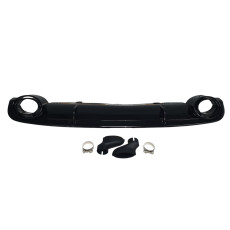 Дифузор ( заднього бампера )  Full Black / Black Pipe ( в стилі RS7 ) на Audi A7 4G 2010-2014 року