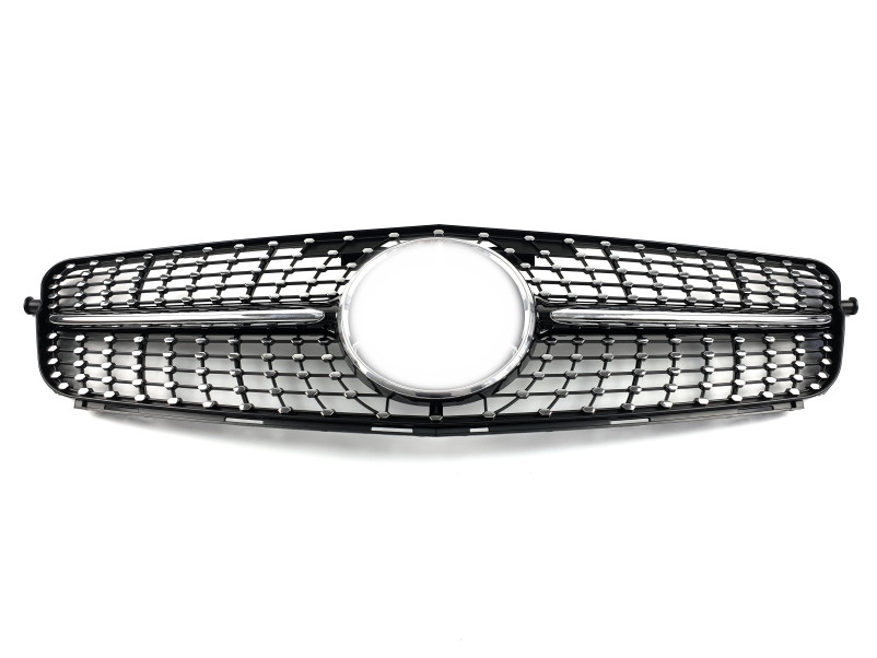 Решітка радіатора Black Diamond на Mercedes-Benz C-Class W204 2007-2014 року