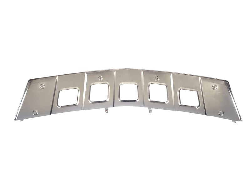 Накладки на бампер  передній ( Хром ) на Mercedes-Benz GL-Class X164 2009-2012 року