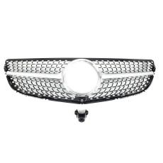 Решітка радіатора Silver ( з місцем під камеру ) Diamond на Mercedes-Benz E-Class Coupe C207 2013-2017 року