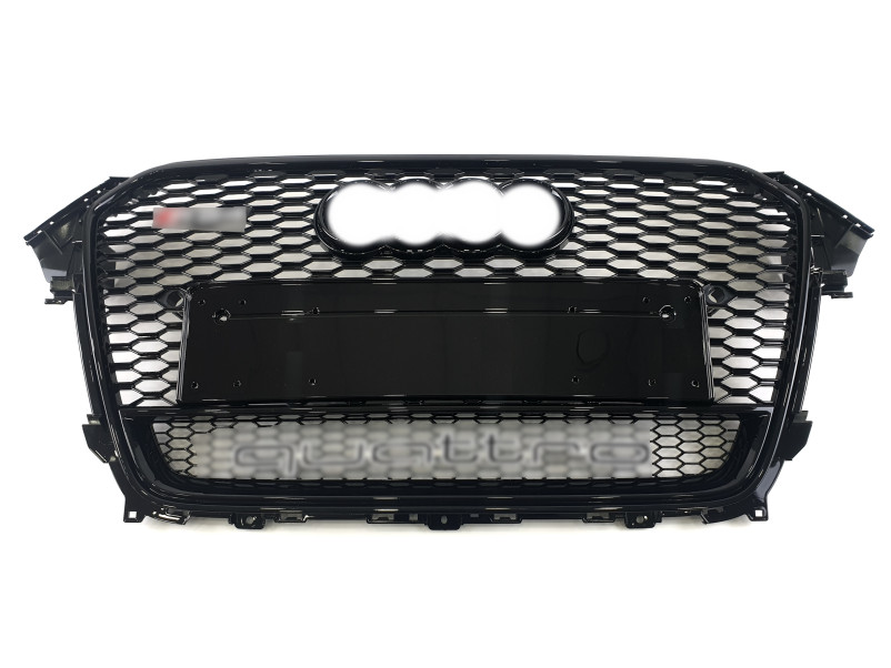 Решітка радіатора Full Black ( в стилі RS4 quattro ) на Audi A4 B8 2011-2015 року