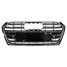 Решітка радіатора Chrome Black ( в стилі S5 ) на Audi A5 B9 2016-2020 року