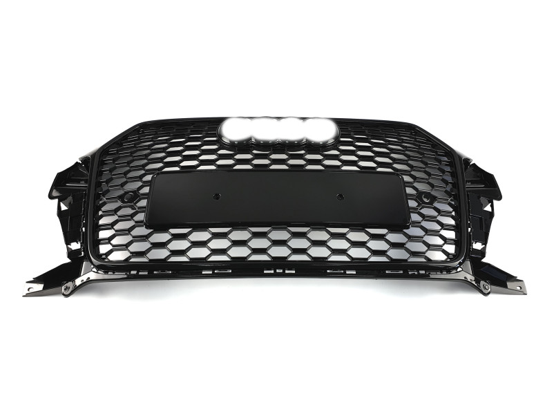 Решітка радіатора Full Black ( в стилі RSQ3 ) на Audi Q3 8U 2014-2018 року
