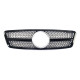 Решітка радіатора Black Diamond на Mercedes-Benz C-Class W203 2000-2007 року
