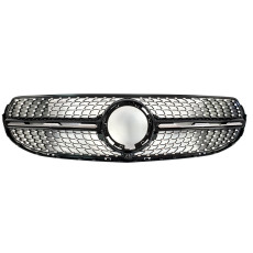 Решітка радіатора  Diamond Black ( Normal ) на Mercedes-Benz GLC-Class X253 2019-2022 року