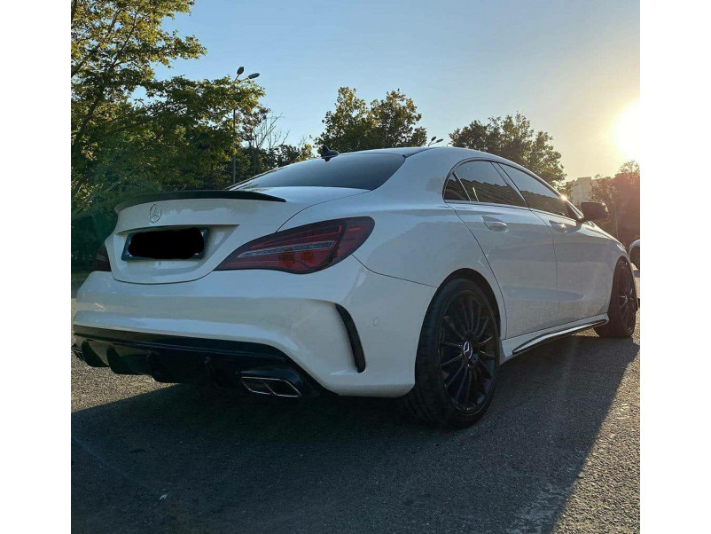 Спойлер Чорний глянець  на Mercedes-Benz CLA-Class C117 2013-2017 року