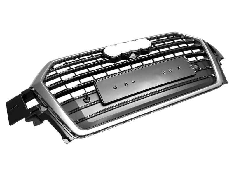 Решітка радіатора Full Silver ( в стилі SQ7 ) на Audi Q7 4M 2015-2020 року