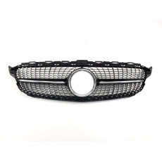 Решітка радіатора Diamond Black ( без місця під камеру ) на Mercedes-Benz C-Class W205 2014-2018 року