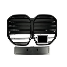 Ніздрі Чорний глянець ( Подвійні M-Look ) "i4" на BMW 4 Series G26 2020-2024 року