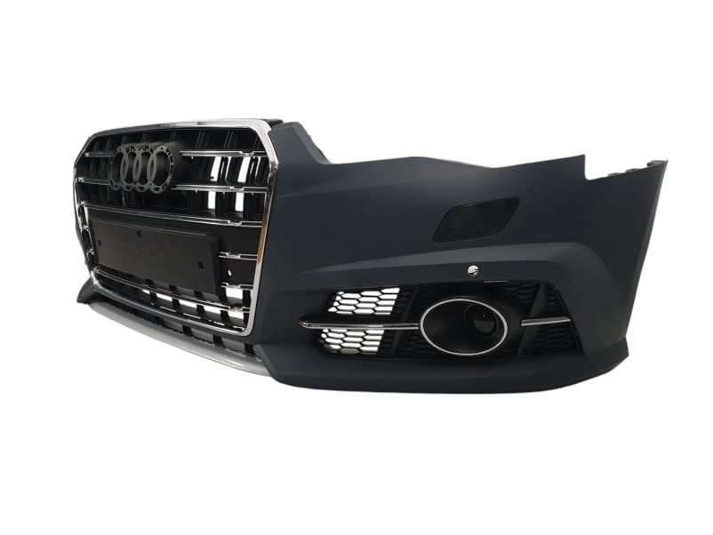 Передній бампер  ( S-Line ) V1 на Audi A6 C7 2014-2018 року