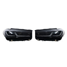 Передні фари  ( в стилі LCI Full Led Shadow ) на BMW 5 Series G30 / G31 2017-2020 року