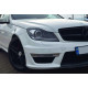 Решітка радіатора  SL Flat Black на Mercedes-Benz C-Class W204 2007-2014 року