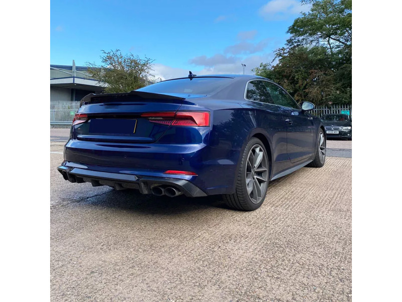 Спойлер Чорний глянець V1 на Audi A5 B9 2016-2020 року