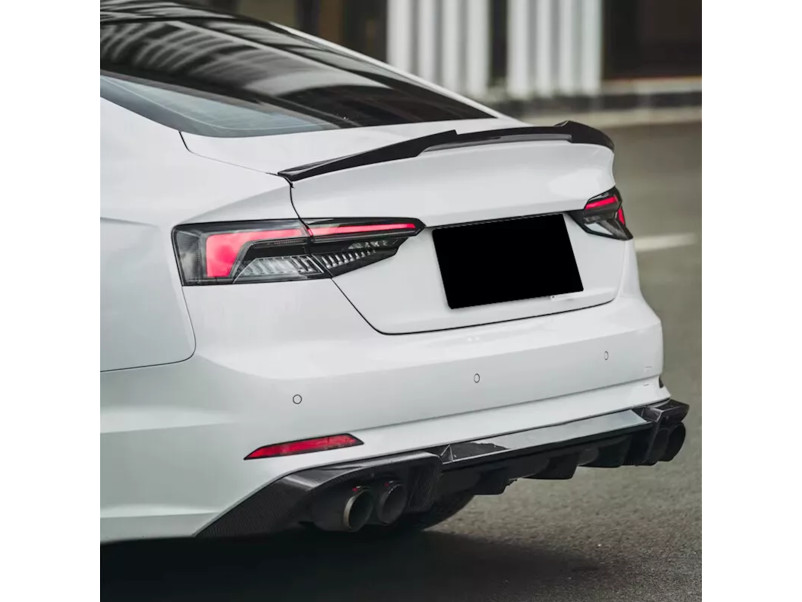 Спойлер Чорний глянець V1 на Audi A5 B9 2016-2020 року
