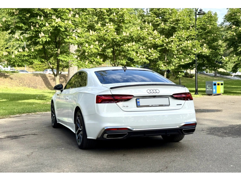 Спойлер Чорний глянець V2 на Audi A5 B9 2016-2020 року
