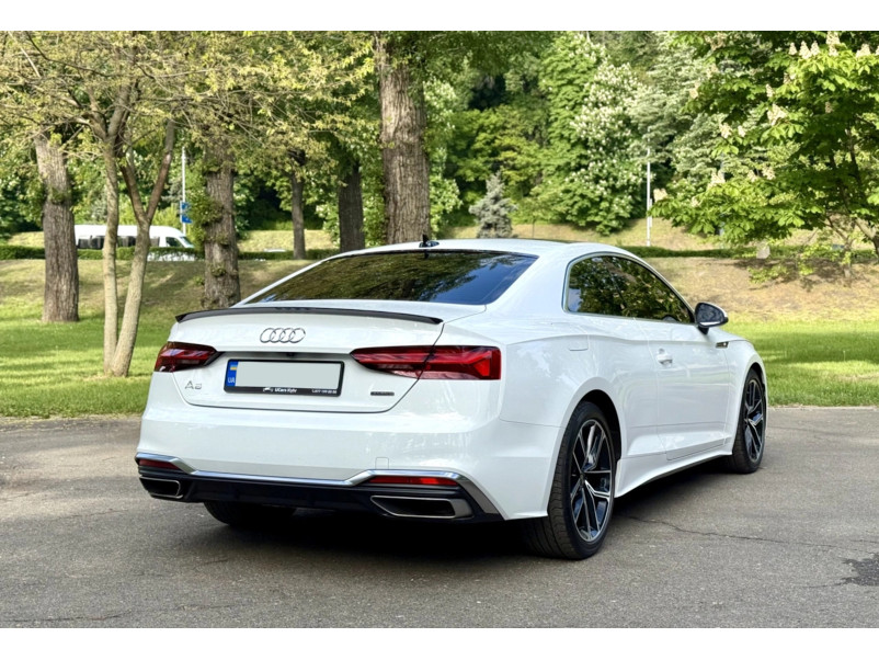 Спойлер Чорний глянець V2 на Audi A5 B9 2016-2020 року
