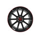 R22 Black Red Lips ( одноширокі 10J ET30 ) на Mercedes-Benz G-Class W463 1990-2018 року