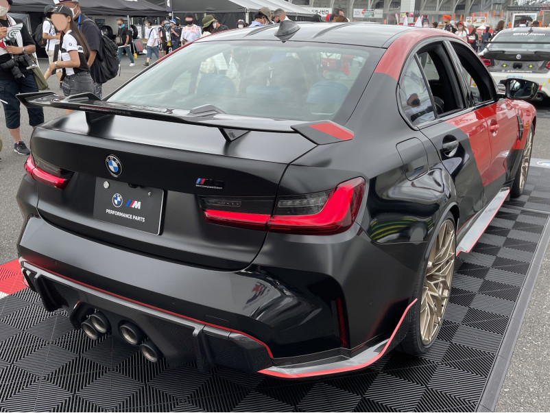 Спойлер Чорний глянець  на BMW M3 G80 / G81 2021-2026 року
