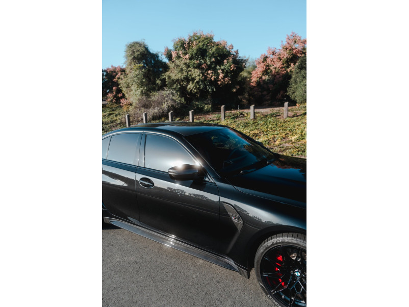Леза на пороги ( Карбон )  V2 на BMW M3 G80 / G81 2021-2026 року