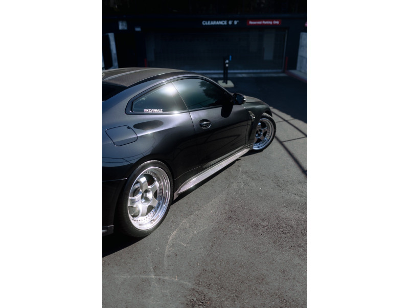 Леза на пороги ( Карбон )  V2 на BMW M4 G82 / G83 2021-2025 року