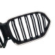 Ніздрі Чорний глянець LED ( Iconic Glow ) 2bar на BMW X6 G06 2019-2022 року